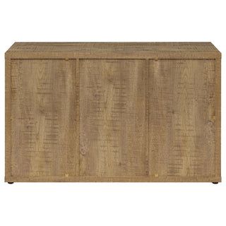 Pepita 3-door Engineered Wood Accent Cabinet Mango Brown