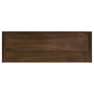 Ornelas 46-inch Console Table with Slatted Shelf Mango Brown