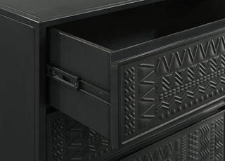 Alcoa 3-drawer Multi-Purpose Tall Accent Cabinet Black