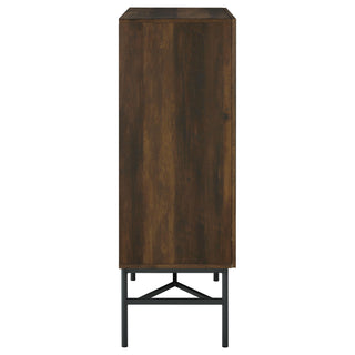 Bonilla 2-door Engineered Wood Cabinet Dark Pine