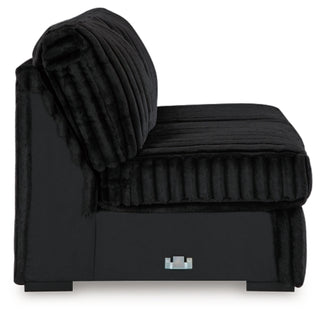 Midnight-Madness Armless Loveseat