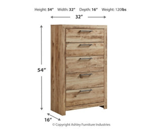 Hyanna Queen Panel Headboard, Dresser, Mirror and Chest