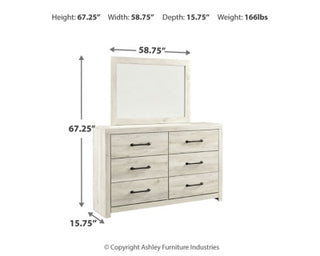 Cambeck King Panel Headboard, Dresser, Mirror and Nightstand