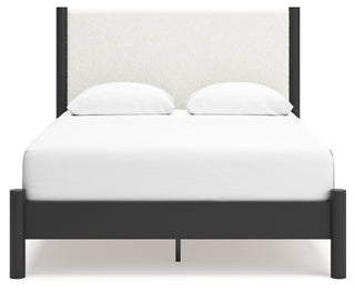 Cadmori Queen Upholstered Panel Bed