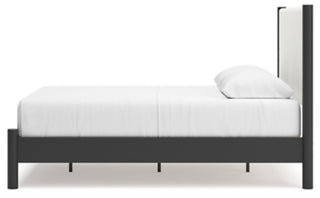 Cadmori Queen Upholstered Panel Bed