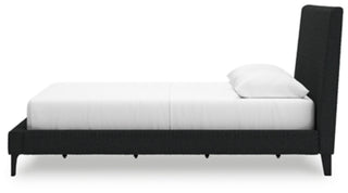 Cadmori Queen Upholstered Bed with Roll Slats