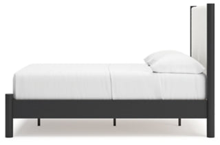 Cadmori Full Upholstered Panel Bed