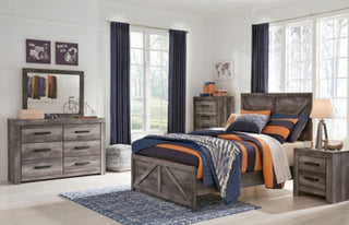 Wynnlow Full Crossbuck Panel Bed