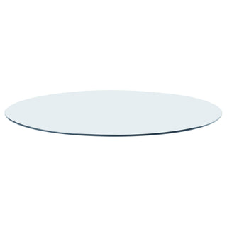 60-inch 12mm Round Clear Tempered Glass Top