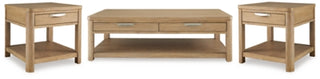 Rencott Coffee Table and 2 End Tables