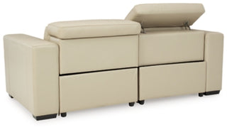 Texline 3-Piece Power Reclining Sectional Loveseat