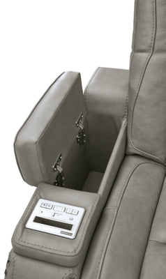 The Man-Den Power Reclining Sofa and Loveseat