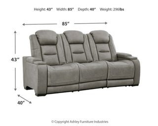 The Man-Den Power Reclining Sofa and Recliner