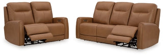Tryanny Power Reclining Sofa and Loveseat