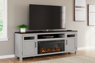 Darborn 88" TV Stand with Electric Fireplace