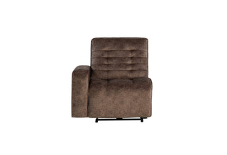 BUILD IT YOUR WAY U6066 DOMINO SMOKE LEFT POWER RECLINER