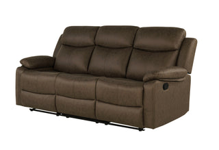 U6026 DARK BROWN 5 RECLINING SOFA
