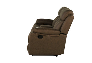 U6026 DARK BROWN 5 CONSOLE REC LS