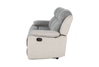 U6027 GREY/LT GREY RECLINING SOFA