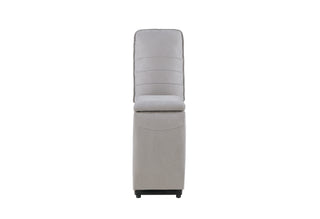 U6066 GREY CONSOLE WITH STORAGE, USB AND CUPHOLDERS