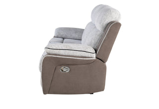 U5050 LIGHT GREY/DARK GREY 30 RECLINING SOFA