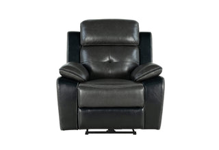 U5050 BLANCHE CHARCOAL/BLACK POWER RECLINER