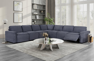 U8177 CHARCOAL PWR SECTIONAL(LARGE SECTIONAL)