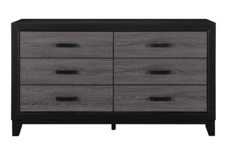 LISBON GREY AND BLACK DRESSER