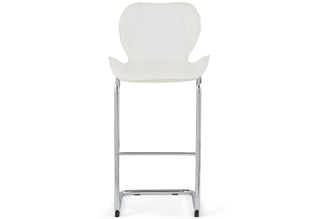 D1446 WHITE BAR STOOL