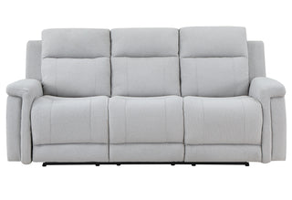 U1797 GREY RECLINING SOFA / CONSOLE RECLINING LOVESEAT / GLIDER RECLINER