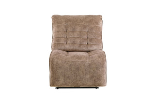 BUILD IT YOUR WAY U6066 DOMINO SMOKE POWER ARMLESS RECLINER