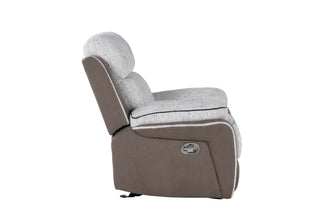 U5050 LIGHT GREY/DARK GREY 30 GLIDER RECLINER