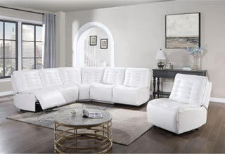 BUILD IT YOUR WAY U6066 BLANCHE WHITE ARMLESS GLIDER CHAIR