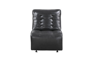 BUILD IT YOUR WAY U6066 BLANCHE CHARCOAL ARMLESS GLIDER CHAIR