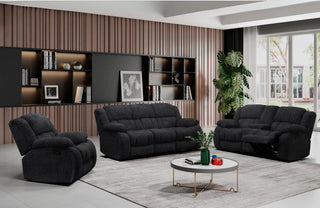 U250 EBONY RECLINING SOFA/CONSOLE RECLINING LOVESEAT/GLIDER RECLINER